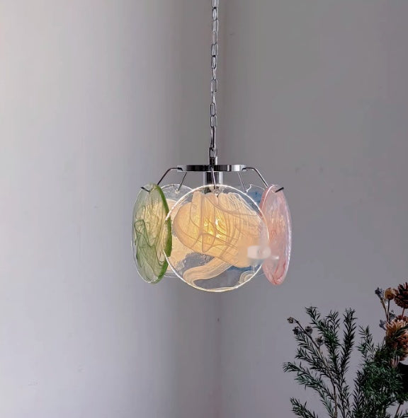 Handmade Glass Light Luxury Wall Sconce / 18X23cm / White