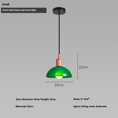 Bauhaus Retro Glass Pendant Light