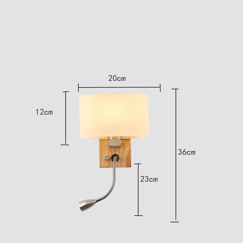 European Fabric Shade Hotel Wall Lamp / Style1064 / No bulb
