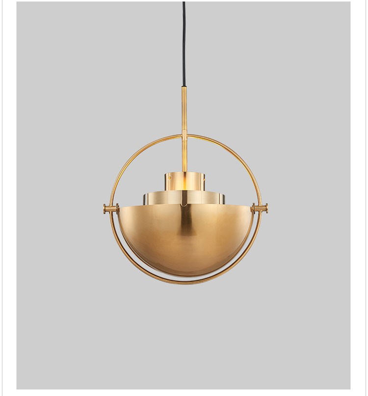 Half Moon LED Alloy Pendant Chandelier