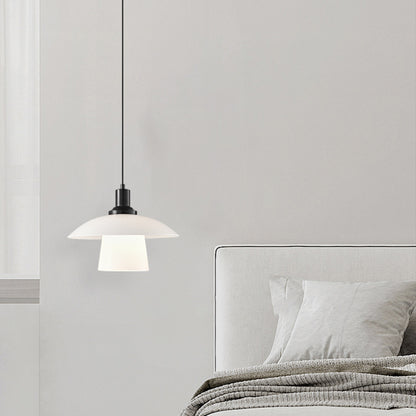 Italian Minimalist Glass Bedside Pendant Light