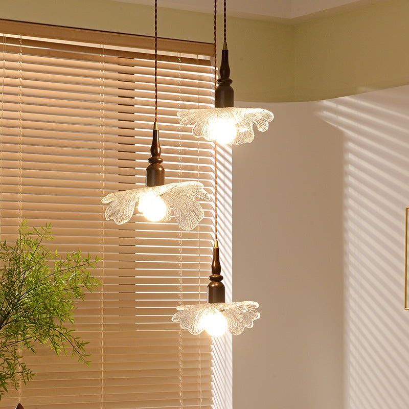 Japanese Retro Glass Small Pendant Light / Bulb Not Included / Small Size 29CM