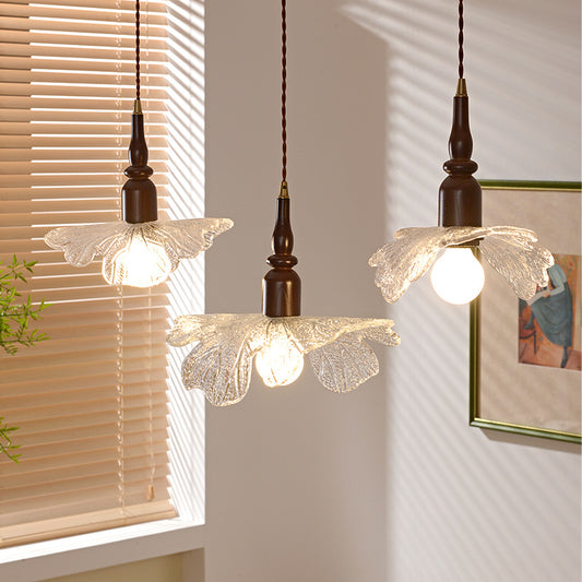 Japanese Retro Glass Small Pendant Light / Bulb Not Included / Large Size 33CM