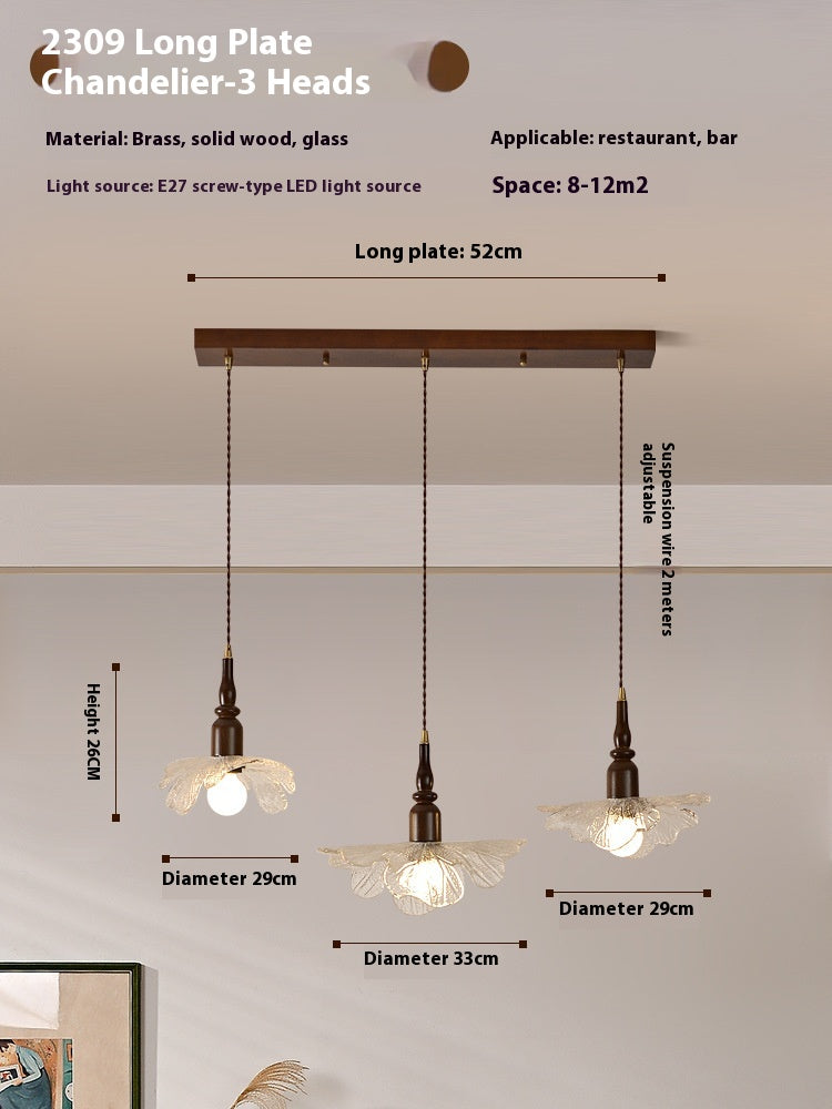 Japanese Retro Glass Small Pendant Light