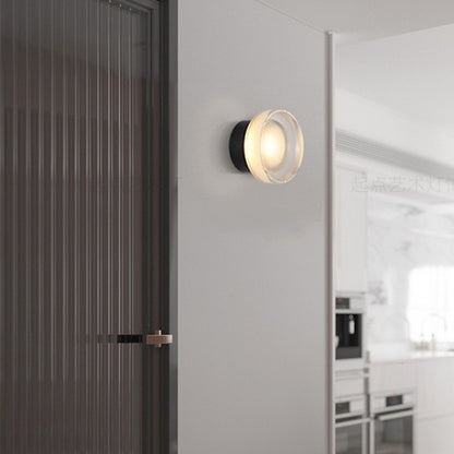 Modern Corridor Bedside Decorative Wall Light / Warm Light 3000K / B Amber