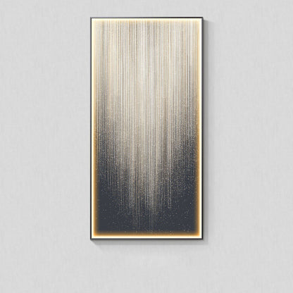 Modern Light Luxury Illuminated Wall Art / B / 50X100CM / Black Frame