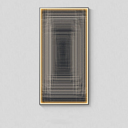 Modern Light Luxury Illuminated Wall Art / B / 60X120CM / Black Frame