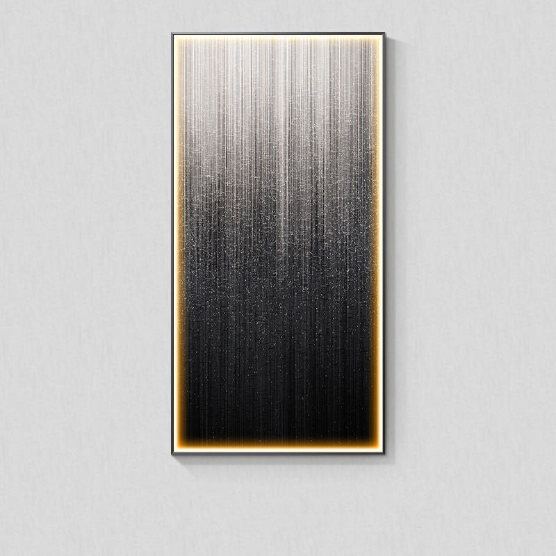 Modern Light Luxury Illuminated Wall Art / A / 60X120CM / Black Frame