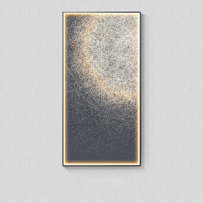 Modern Light Luxury Illuminated Wall Art / C / 50X100CM / Black Frame