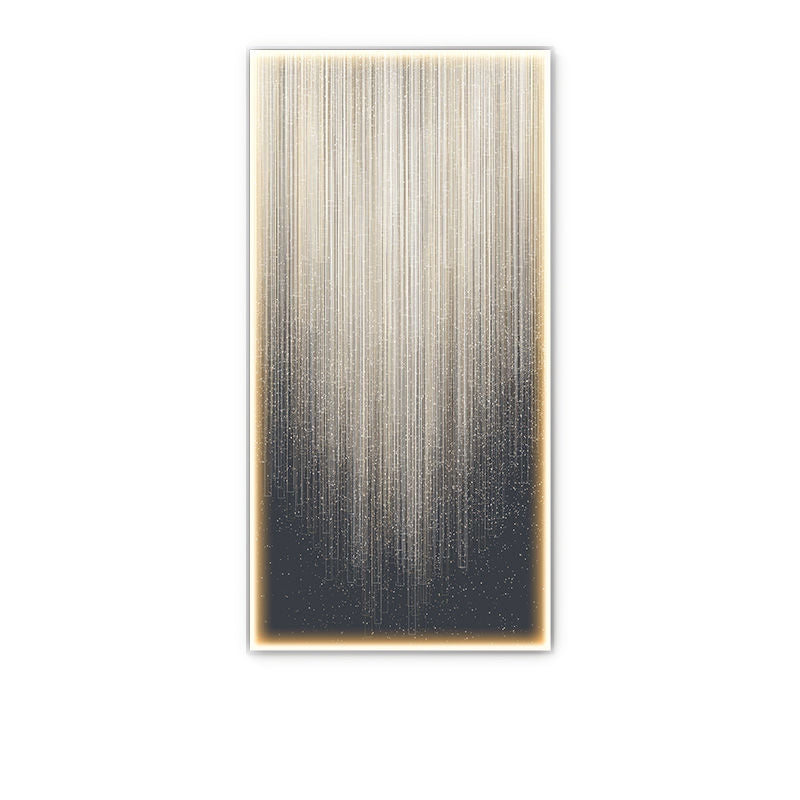 Modern Light Luxury Illuminated Wall Art / E / 40X80CM / Black Frame