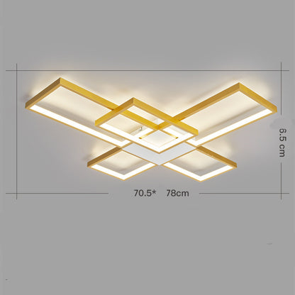 Modern Multi-Head LED Flush Ceiling Light