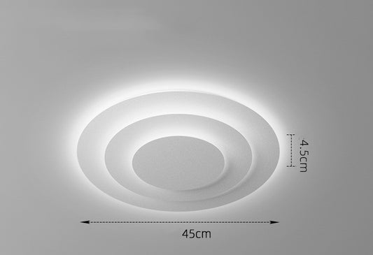 Modern Round LED Flush Ceiling Light / White light / 55cm