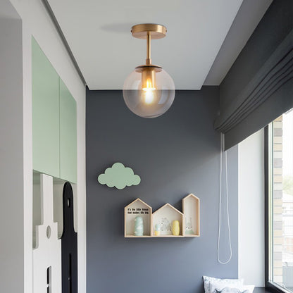 Nordic Copper Magic Bean Pendant Light / Smoky Gray / Light Source Not Included