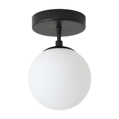 Nordic Copper Magic Bean Pendant Light / Black / White Light