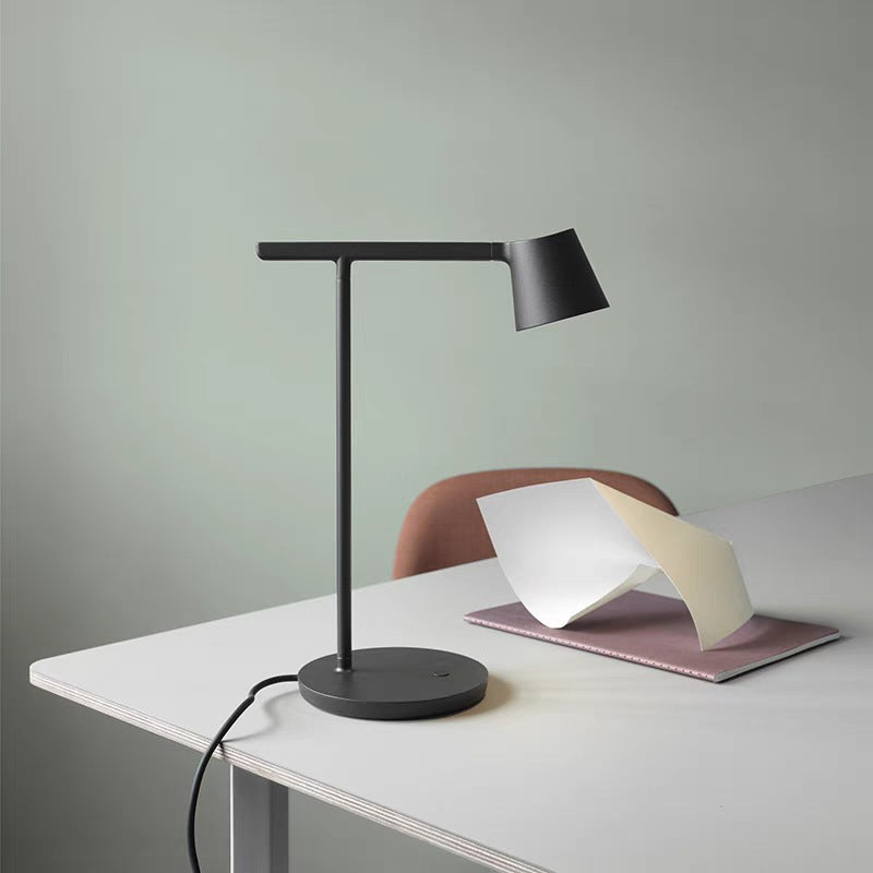 Nordic Metal Mushroom Table Lamp / Black / US