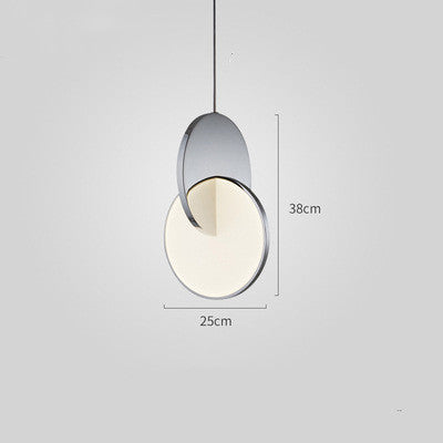 Nordic Three-Light Bar Counter Pendant Chandelier / Gold / Desk lamp / Small