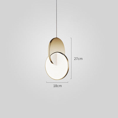 Nordic Three-Light Bar Counter Pendant Chandelier / Silver / Desk lamp / large